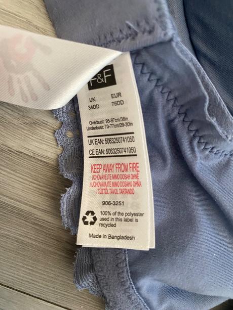 F&f podprsenky 75dd, f&f,75d