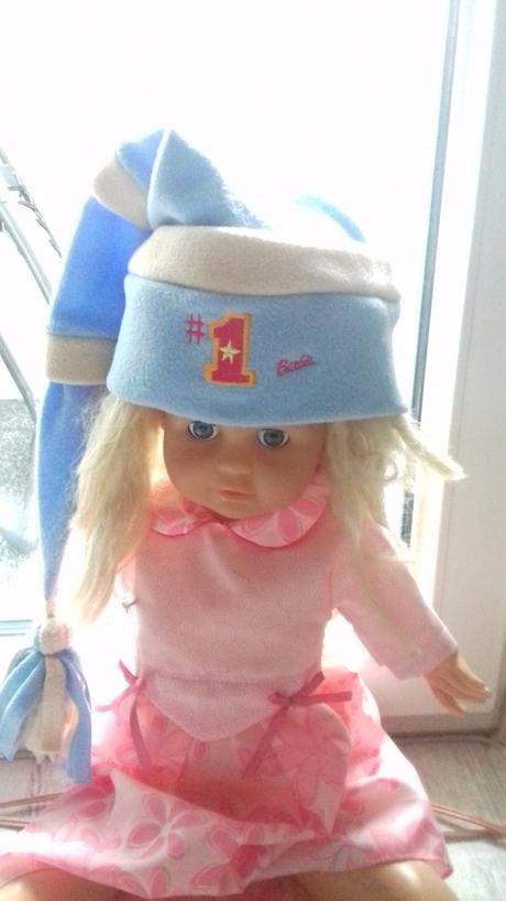 Šmolkovská čiapka, barbie
