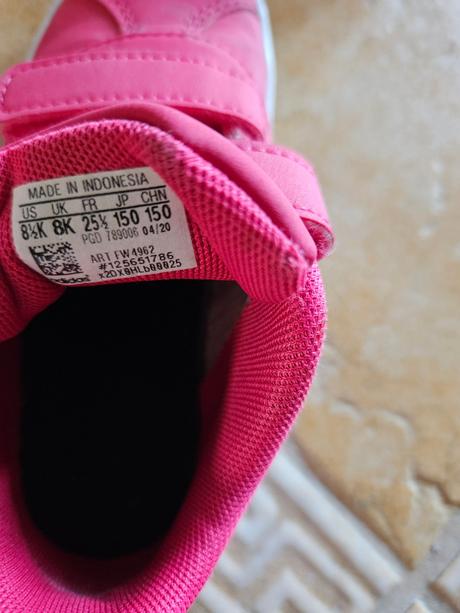 Malinovo ružové botasky adidas 25,5, adidas,25