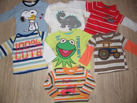Tričká v top stave - 7ks, c&a,74