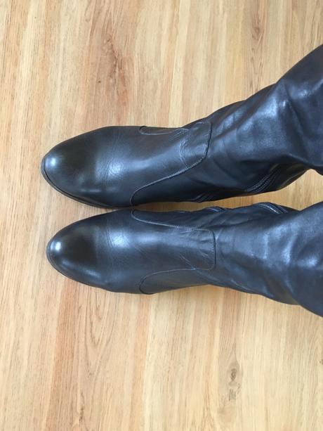 Dámske kožené uteplené čižmy, 37