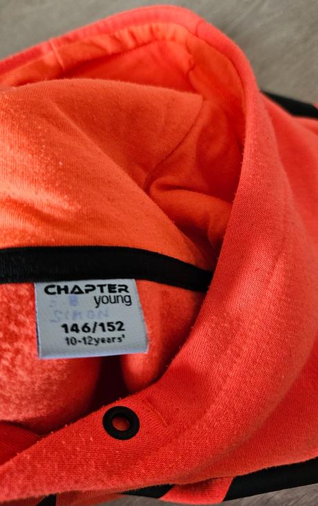 Mikina neonova orange, 146