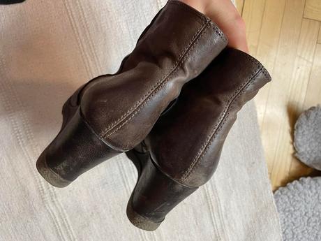 Kožené čižmy oxmo, 39