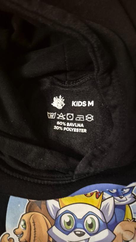 Detská mikina jongles family, m