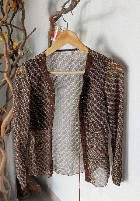 Priehladna bluzka/kardigan, s