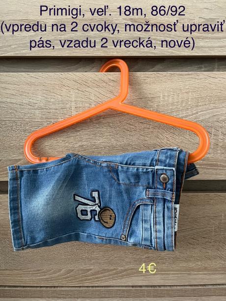 Rifľové kraťasy primigi veľ. 86/92, primigi,86