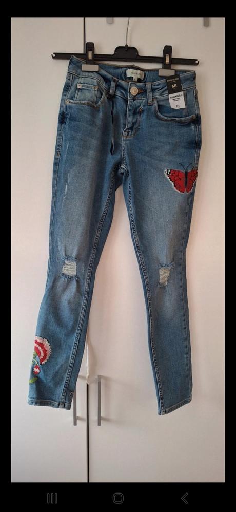 Nové dámske rifle/džínsy, veĺkosť 6r, river island, river island,32