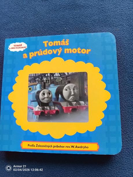 Tomáš a prúdový motor. boardbook, 