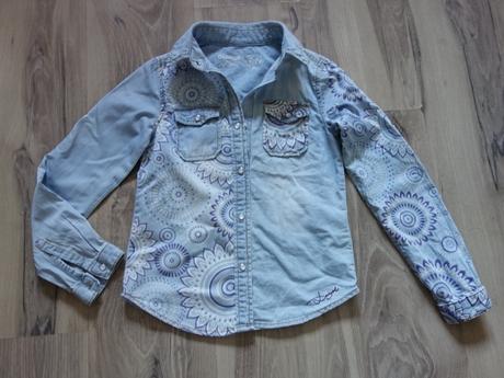 Riflová košela desigual 122/128, desigual,122