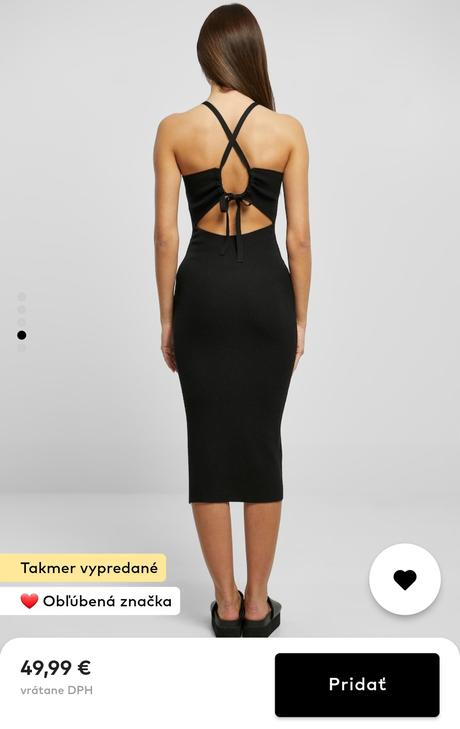 Urban classics šaty, l