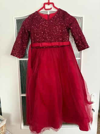 Dievčenské spoločenské šaty, 140