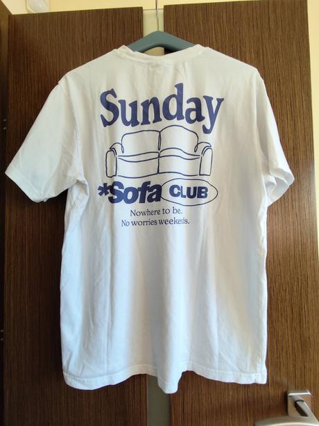 Biele tricko sunday sofa club, zn. only & sons, ve, m