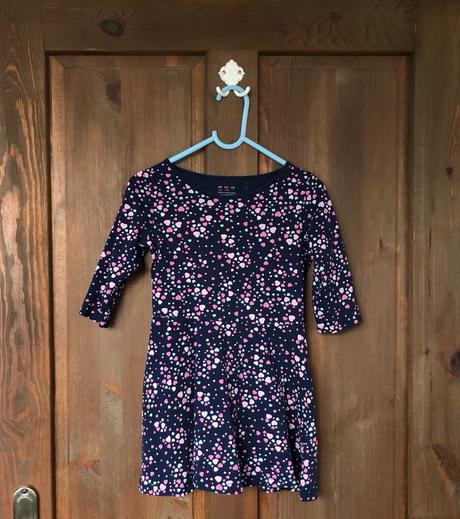 Srdiečkový komplet šaty + legíny 122/128, f&f,128