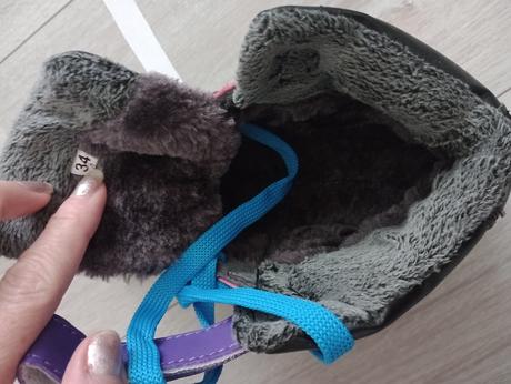 Dievčenské zimné botasky, 34