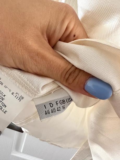 Elegantná hodvábna vintage blúzka mariella burani, l