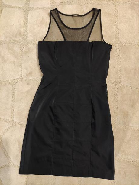 Čierne štýlové šaty, h&m,s
