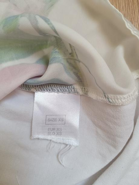Biela bluzka s kvetmi orsay xs, orsay,xs