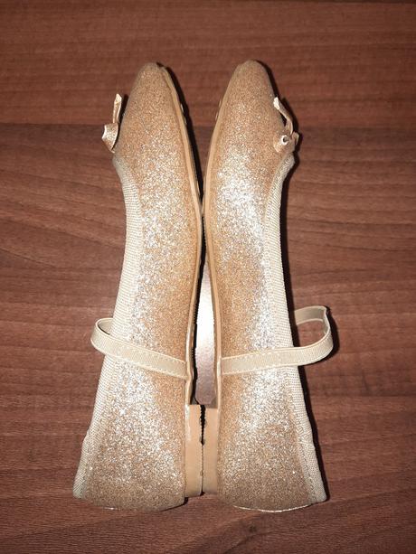 Zlaté balerínky (vd 20,5 cm), f&f,32