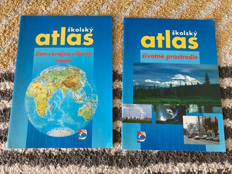 Školské atlasy-prvé vyd.1998,