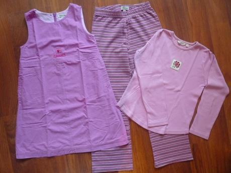 Šatky s tričkom a nohavicami, h&m,116