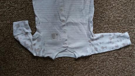 Pyžamkový overal na spanie s rukavičkami, 68