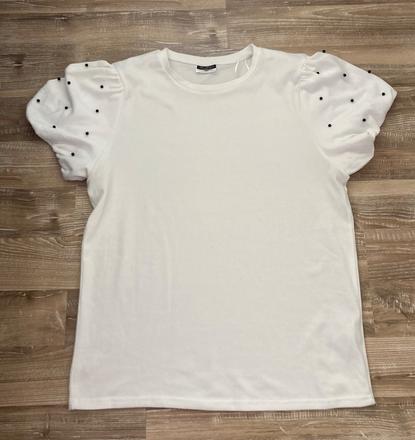 Krásne tričko/svetrík beloved na rukáve s korálkam, xxl