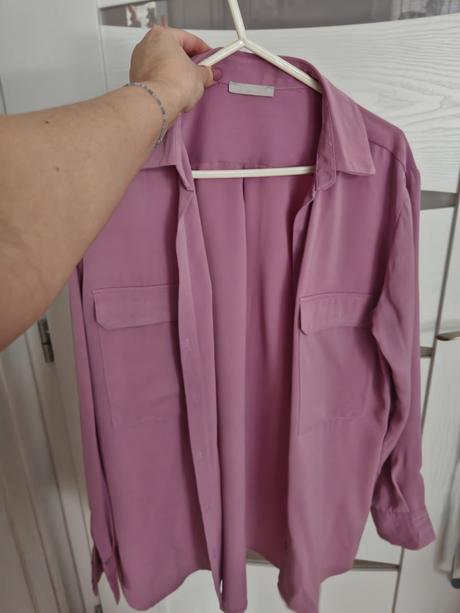 Bluzka staroruzova ale ziva pekna farba m,l, m