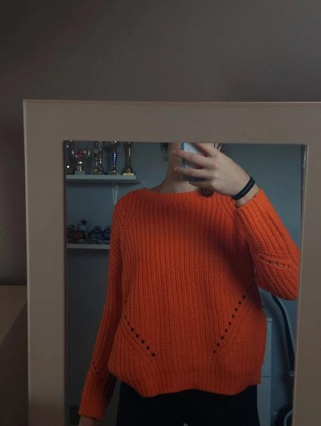 Oranzovy sveter, promod,l