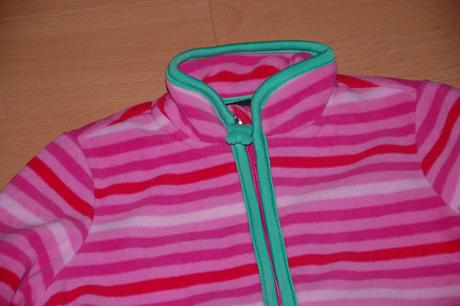 Pásikavá flísová mikinka značky tchibo, 86