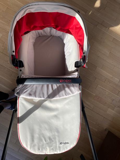 Cybex priam ferrari silver grey, cybex,cybex priam so sedadlom lux seat