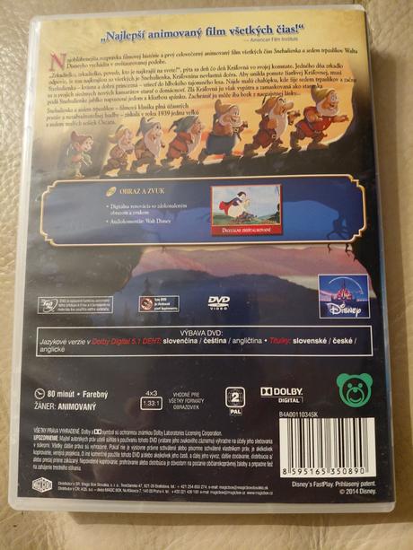 Dvd dmehulienka a sedem trpaslikov,