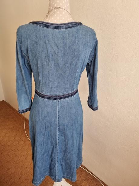 Rifľové šaty esprit veľ. 38, esprit,38