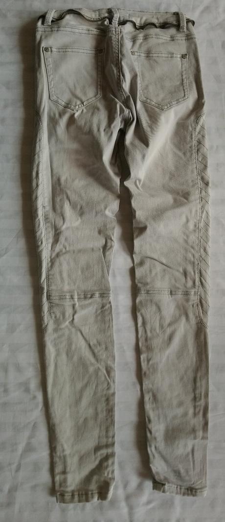 Elastické svetlo sivé rifle, one love denim, xxs, denim,xs