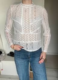 Čipkovaná blúzka h&m, veľ. s/m, h&m,38