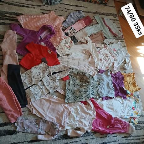 Balík oblečenia vel.74/80, 68–80