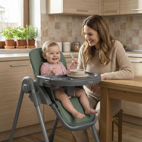 Nová detská jedálenská stolička zopa viac farieb, zopa