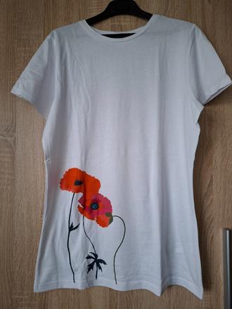 Tričko s kvetmi, gate,38