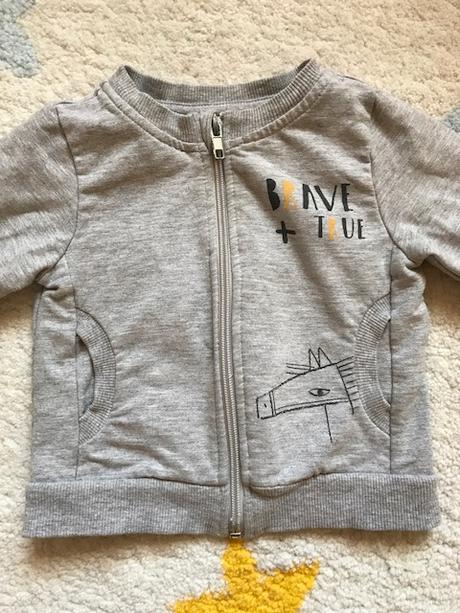 Krasna mikina na zips coccodrillo, coccodrillo,68