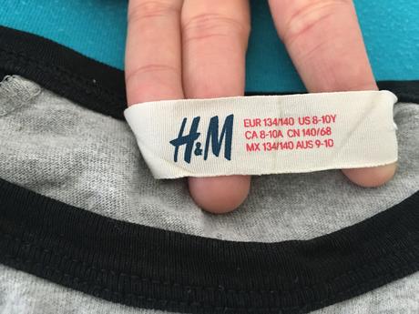 Tričko 134/140, h&m,140