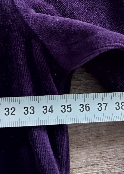 Tmavofialové zamatové šaty, h&m,146