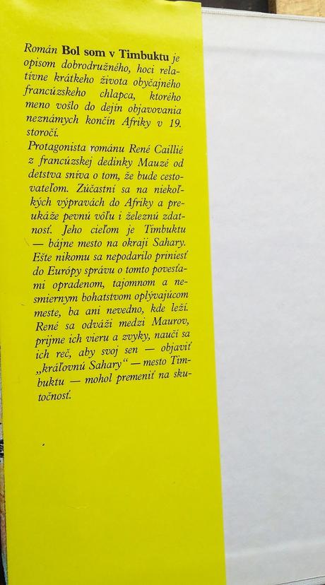 Bol som v timbuktu , werner legére, 