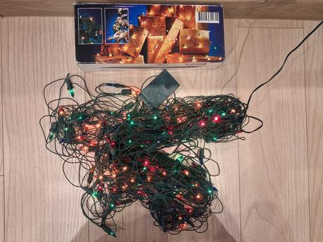 Svetelná reťaz na okno - ako záclona, 