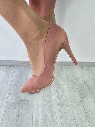 Béžové ružové nové lodičky 38, 38