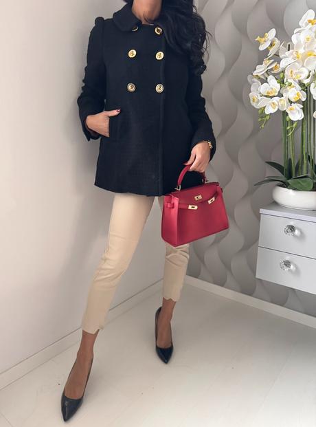 Juicy couture - vlnený kabát, m