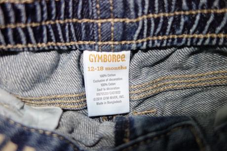 Široké rifle 12-18 mes, gymboree,86