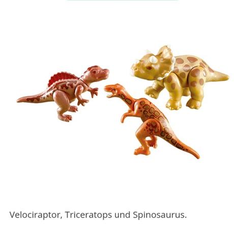 Dinosaury 3 ks mláďatká playmobil,