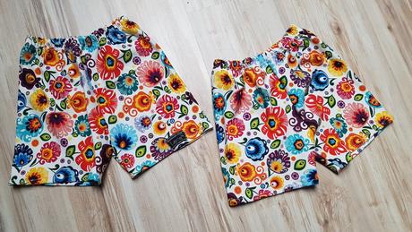 Detské šortky na leto, 