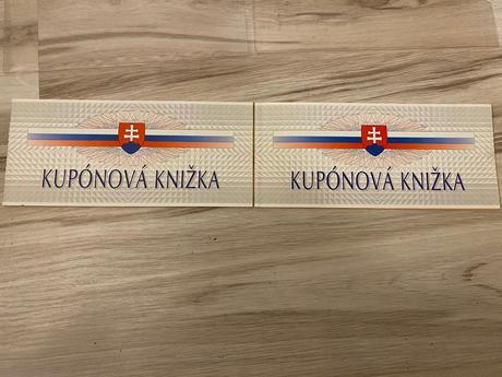 Stará kupónová knižka 1994 pre zberateľa,