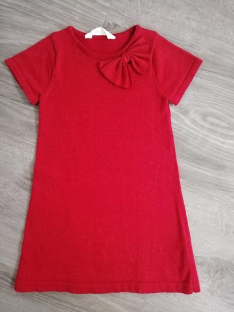 Červené šaty h&m, h&m,110