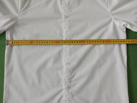 Biela košeľa s dlhým rukávom h&m, h&m,158